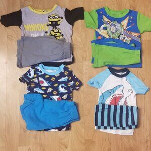 4- light wieght pajama sets size 3T
